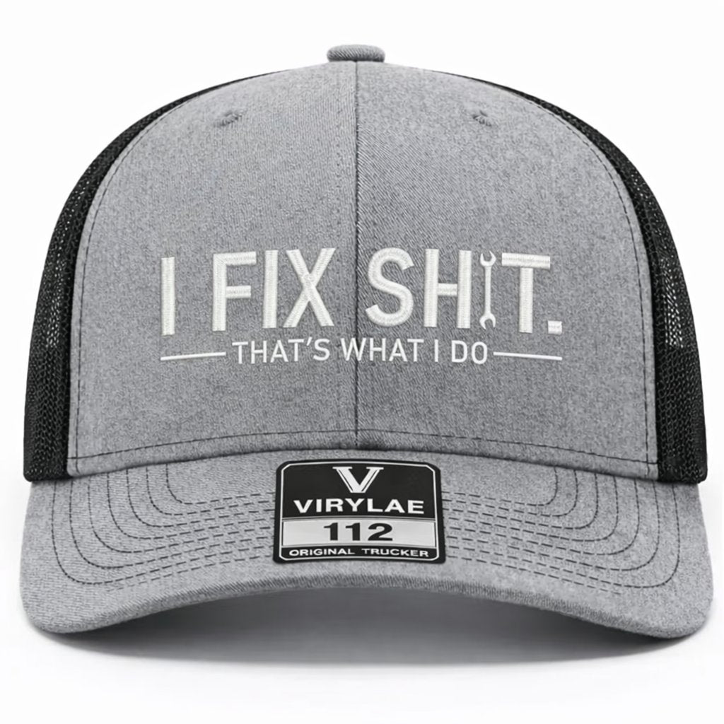 🔥Letzter Tag: 49 % Rabatt!🛠️ „I Fix Shit“-Trucker-Cap – Lustige Mechaniker- und Reparaturkappe