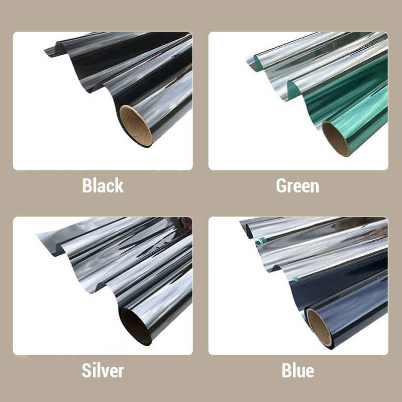 Multifunktionale Fenster-Sonnenschutz- und Sichtschutzfolie. Einweg-Perspektiv-Isolierfolie