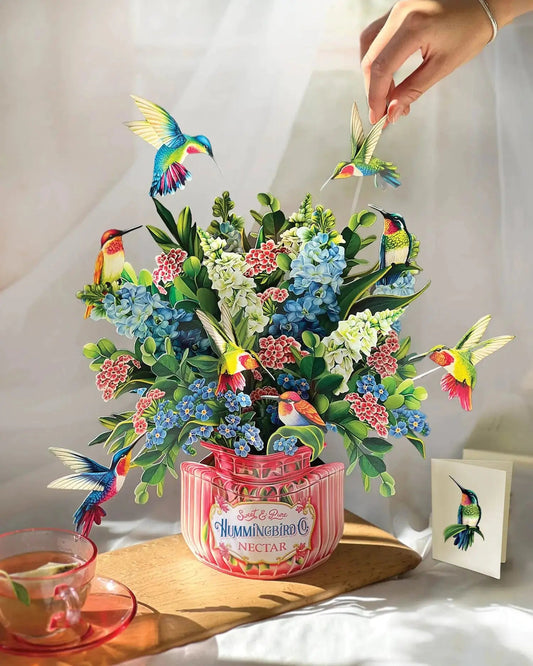 🐦 Hummingbird Oasis Pop-Up Bouquet