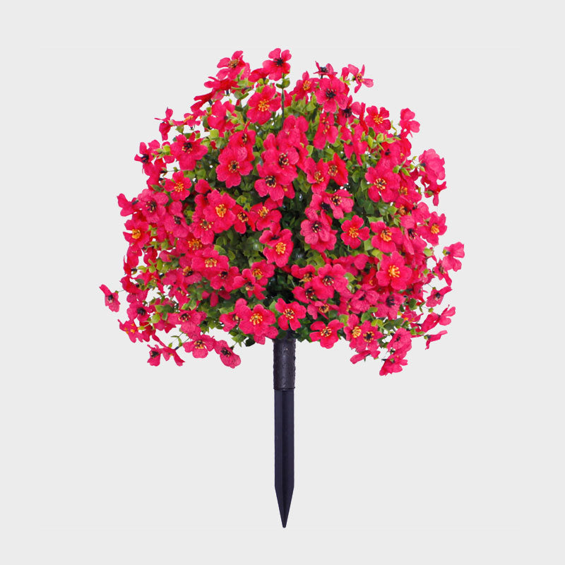 🔥Bestseller🔥Künstliche Eukalyptus- und Veilchen-Bodensteckblumendekoration