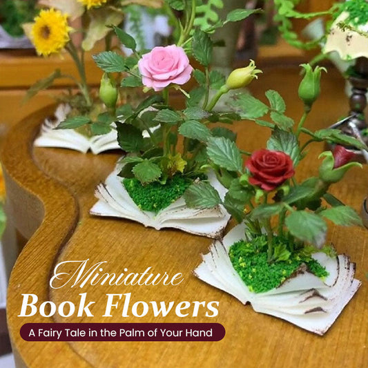 Miniature Book Flowers: A Fairy Tale in the Palm of Your Hand