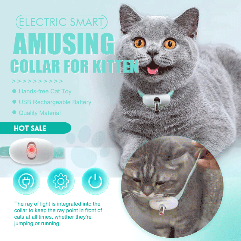 Automatic Pet Laser Collar – A smart, interactive, hands-free laser toy that keeps your pet active.