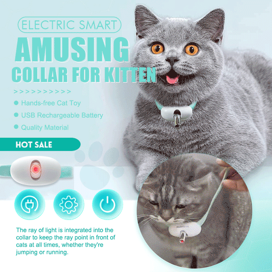 Automatic Pet Laser Collar – A smart, interactive, hands-free laser toy that keeps your pet active.