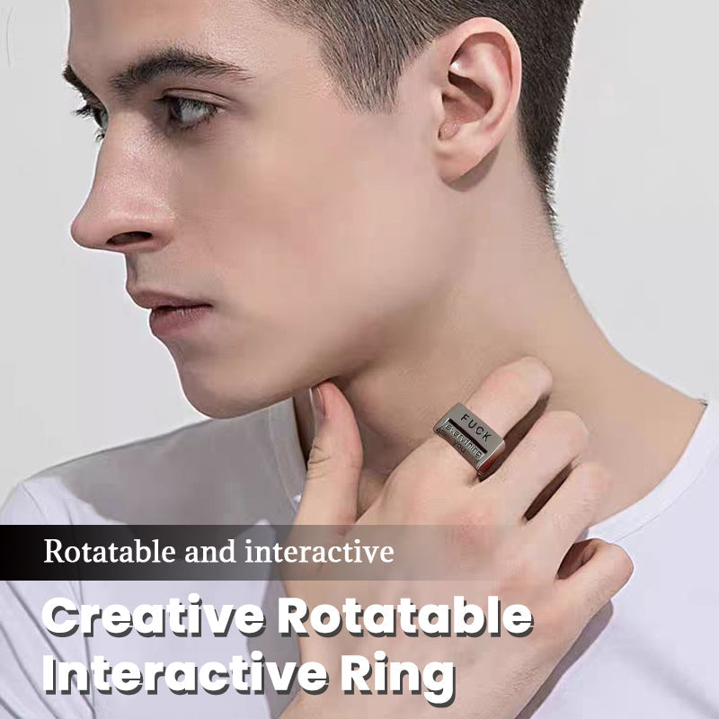 Creative Rotatable Interactive Ring