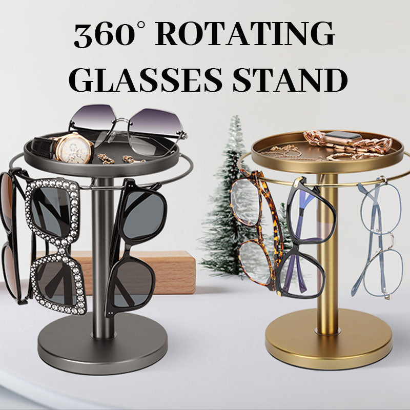Rotating glasses stand