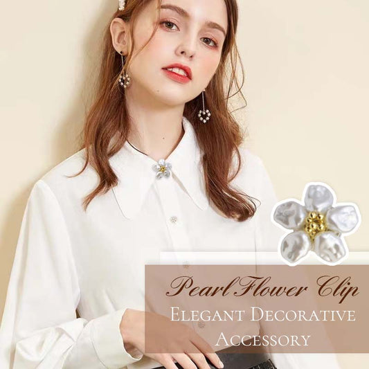 Parelbloemclip – Elegante decoratieve accessoire 🌸✨