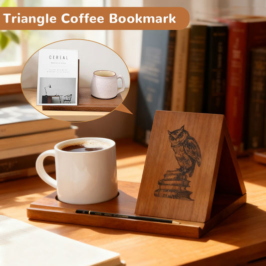 ☕📖 Triangle Coffee Bookmark