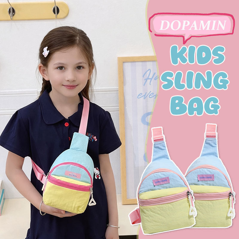 🎒 DOPAMIN KIDS SLING BAG | Bunte Kinder-Tasche für Jungen &amp; Mädchen