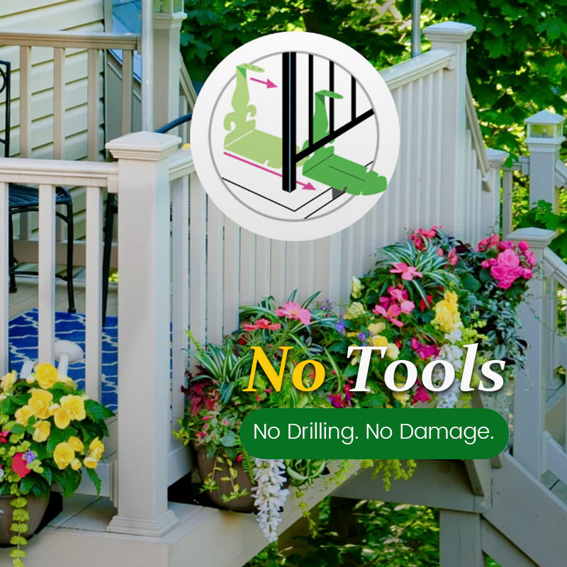 Flower Pot Wall Mount Extender