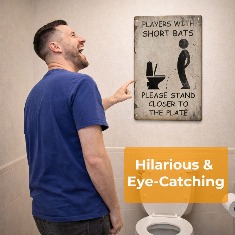 Parodie auf Toilettenschilder