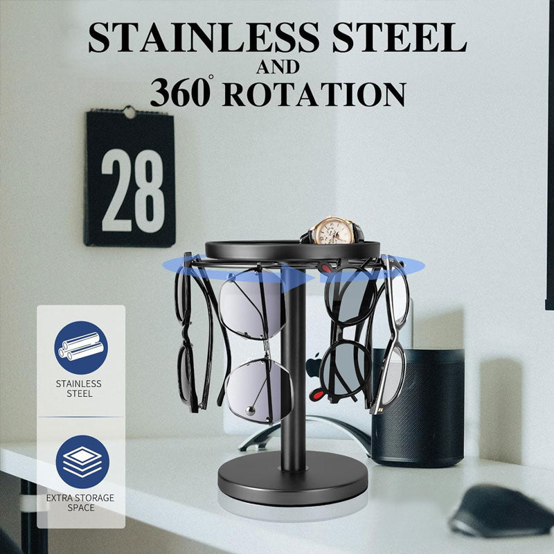 Rotating glasses stand