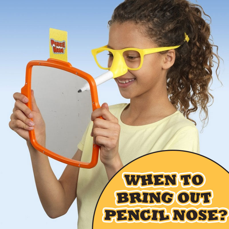 Pencil Nose Family Drawing Game