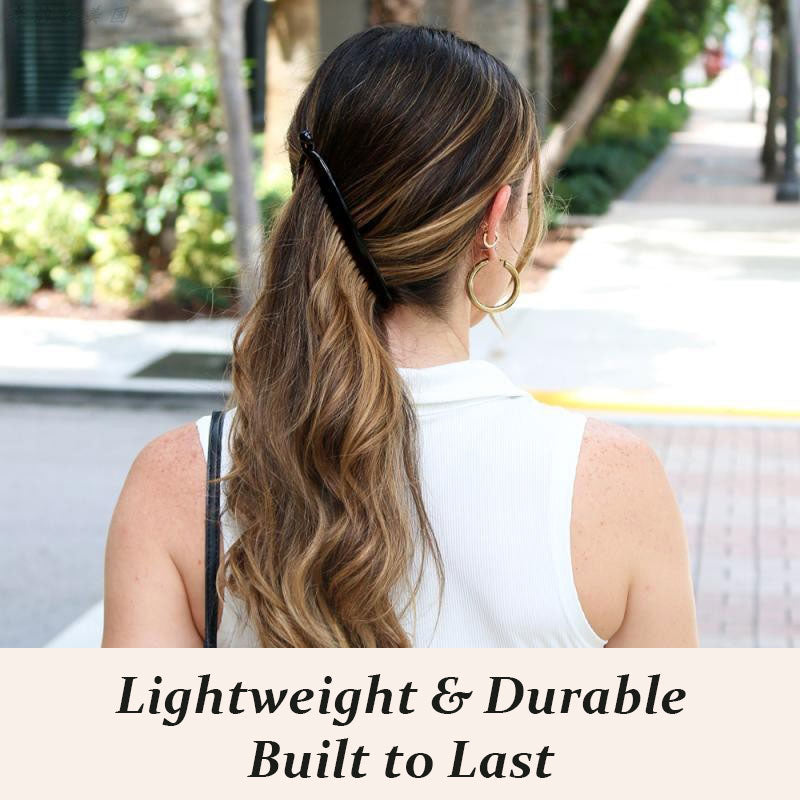 ✨2 voor de prijs van 1✨ Hoge paardenstaart met bananenhaarclip