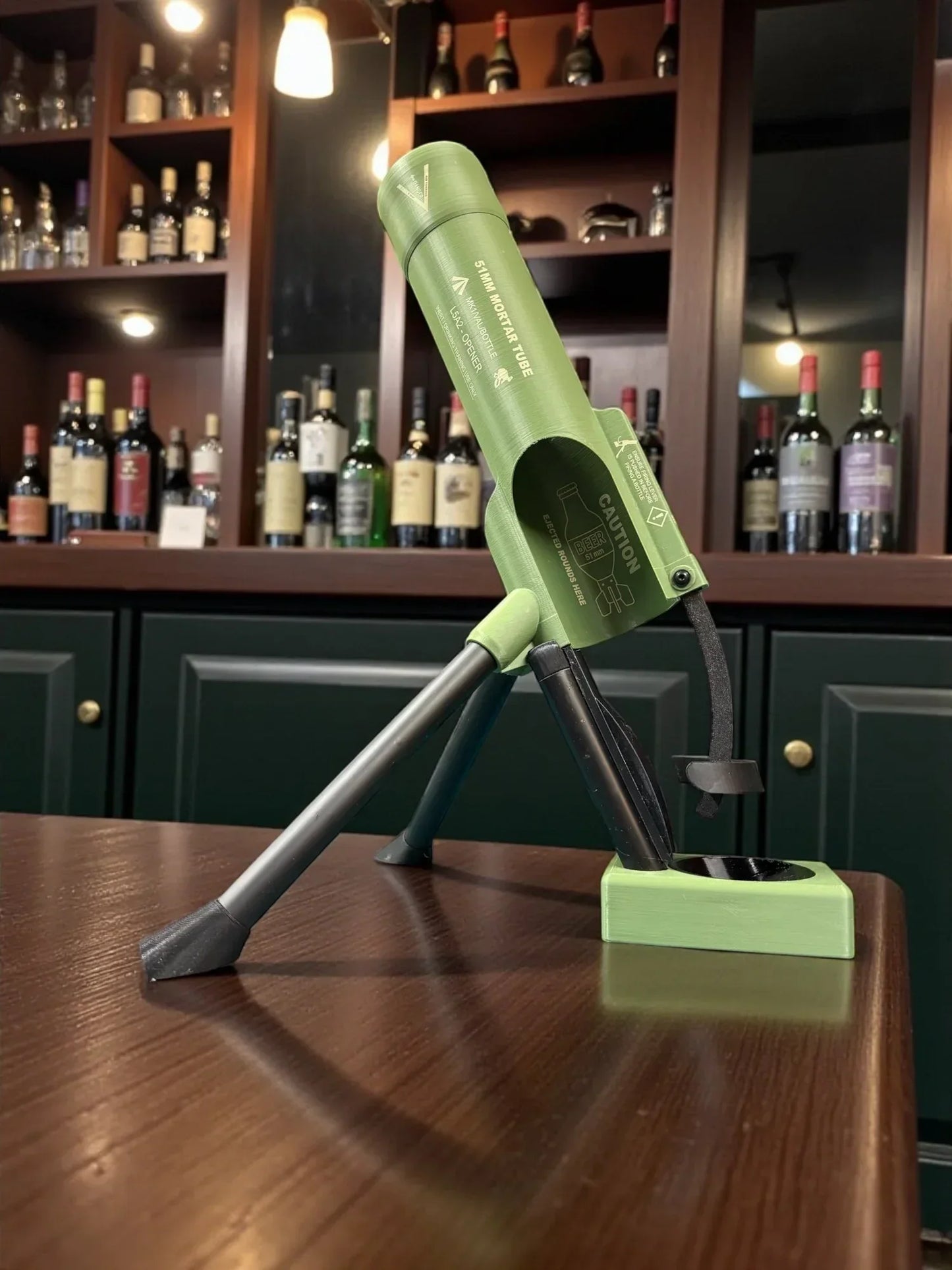 💣 51-mm-Mörserflaschenöffner – Taktischer Zündhütchenwerfer!