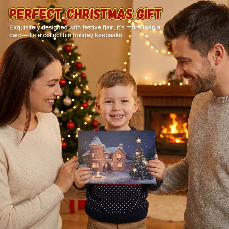 Christmas Glow-in-the-dark Recording Greeting Card