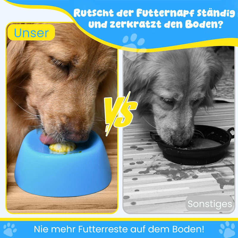 🐾 HUND LEckschale mit integrierter Rolle | Dog Liquid Lick Bowl