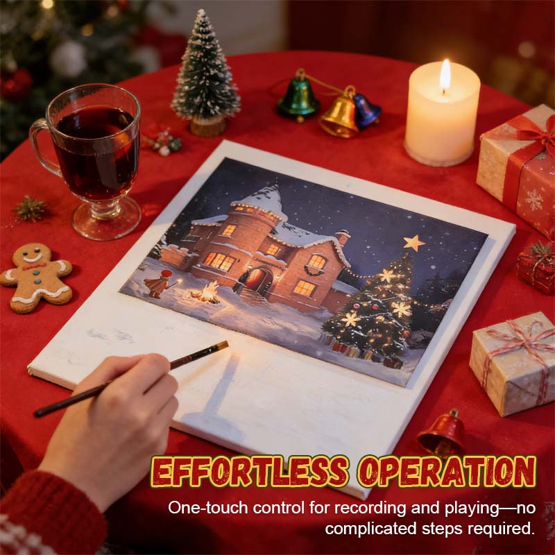 Christmas Glow-in-the-dark Recording Greeting Card