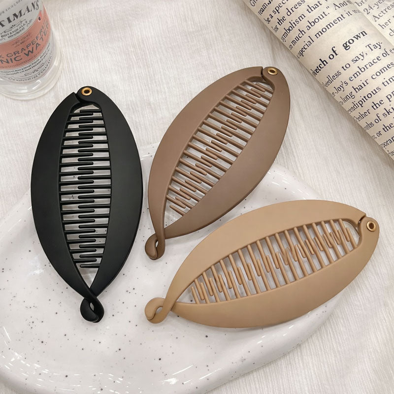 ✨2 voor de prijs van 1✨ Hoge paardenstaart met bananenhaarclip