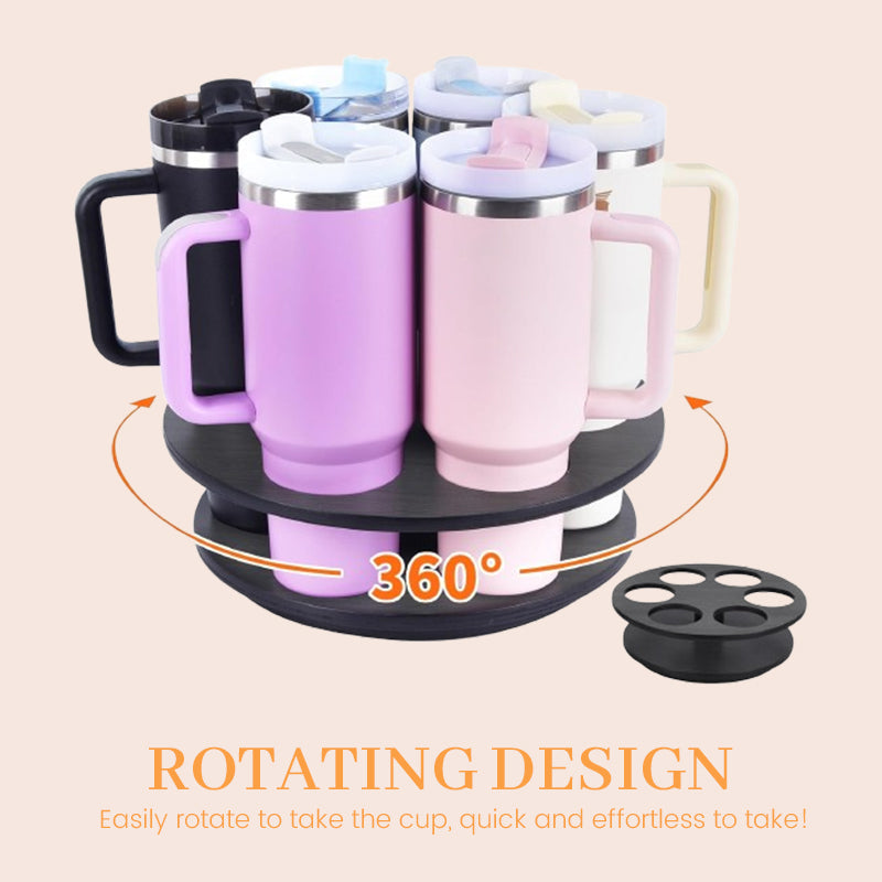 Rotating cup holder