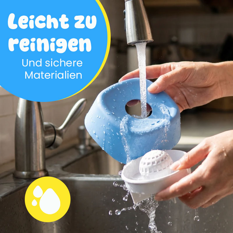 🐾 HUND LEckschale mit integrierter Rolle | Dog Liquid Lick Bowl