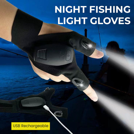 Emergency Repair Night Fishing Lighting Gloves