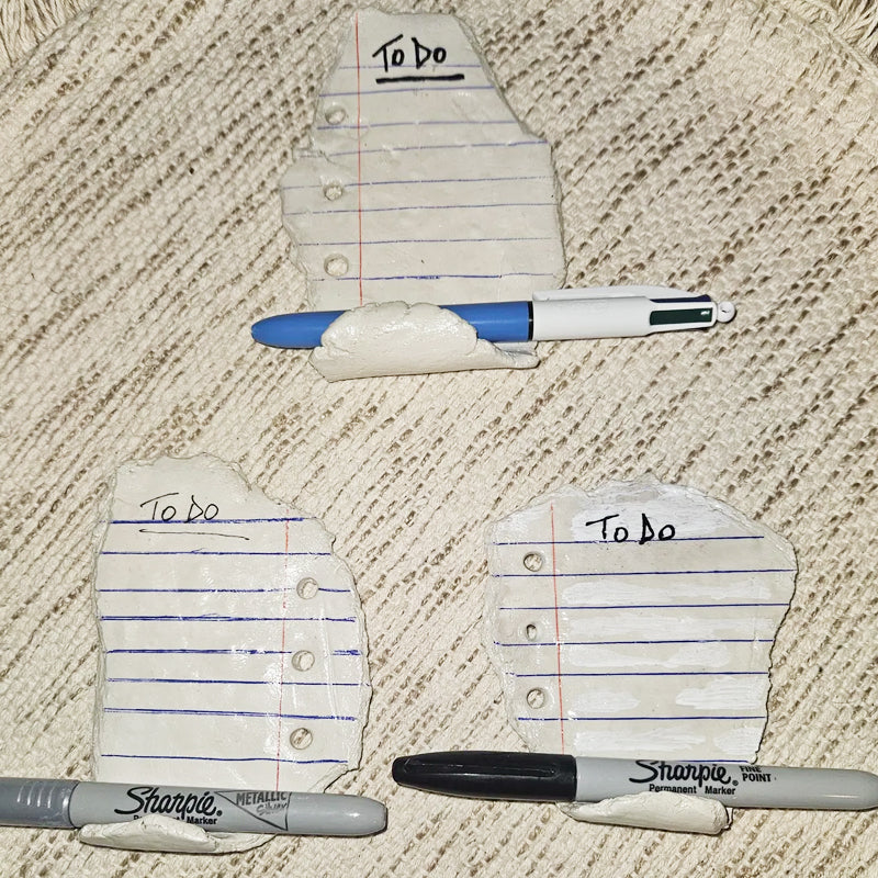 To-do pen holder