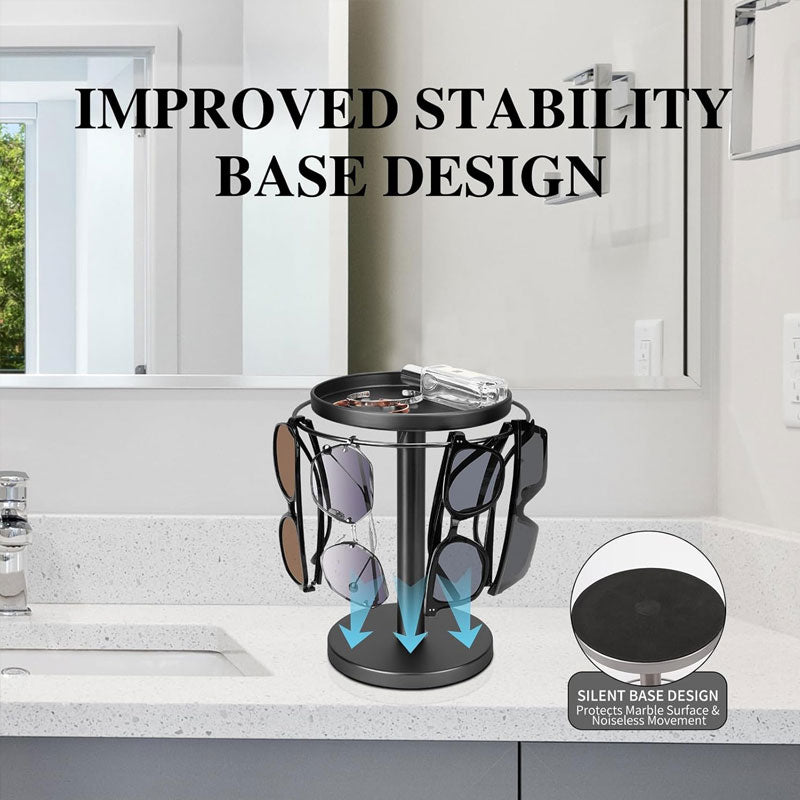 Rotating glasses stand