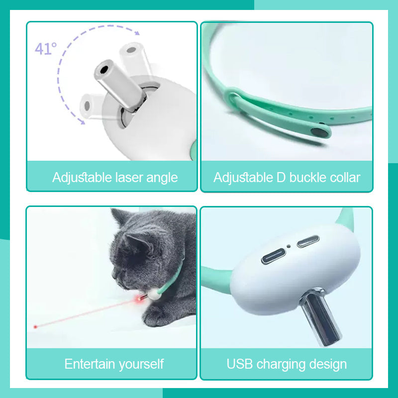 Automatic Pet Laser Collar – A smart, interactive, hands-free laser toy that keeps your pet active.