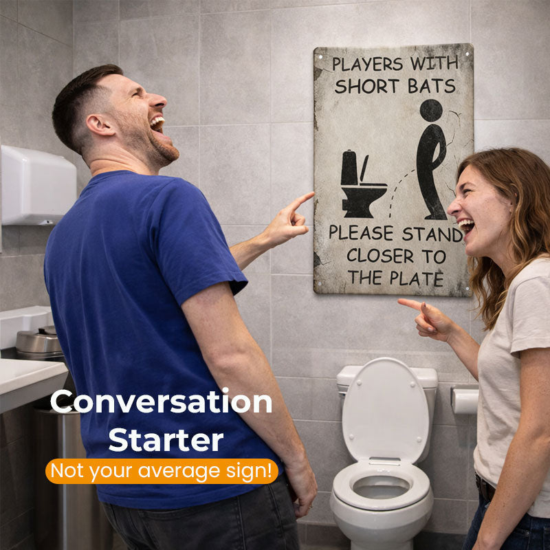 Parodie auf Toilettenschilder