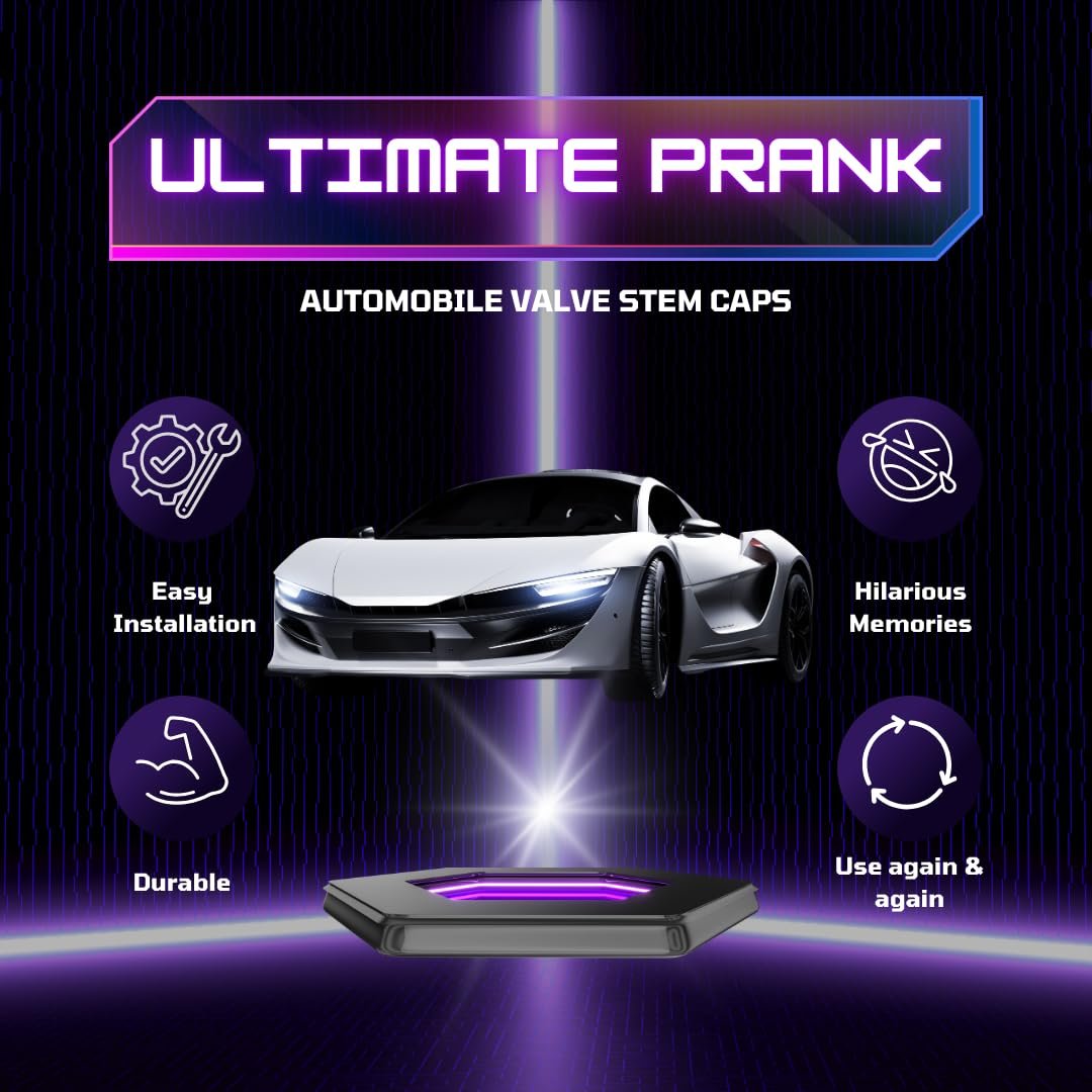 ❤️Sehr empfehlenswert💥Lustige, im Dunkeln leuchtende Ventilkappen für Streiche