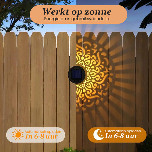 🔥Decoratieve mandala-lampjes op zonne-energie
