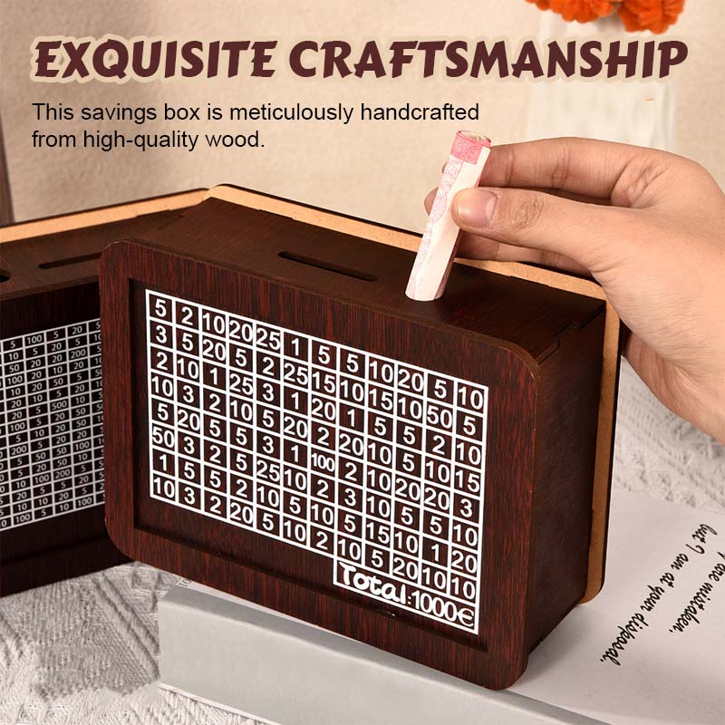 🔥Digitales Sparschwein aus Holz🎁