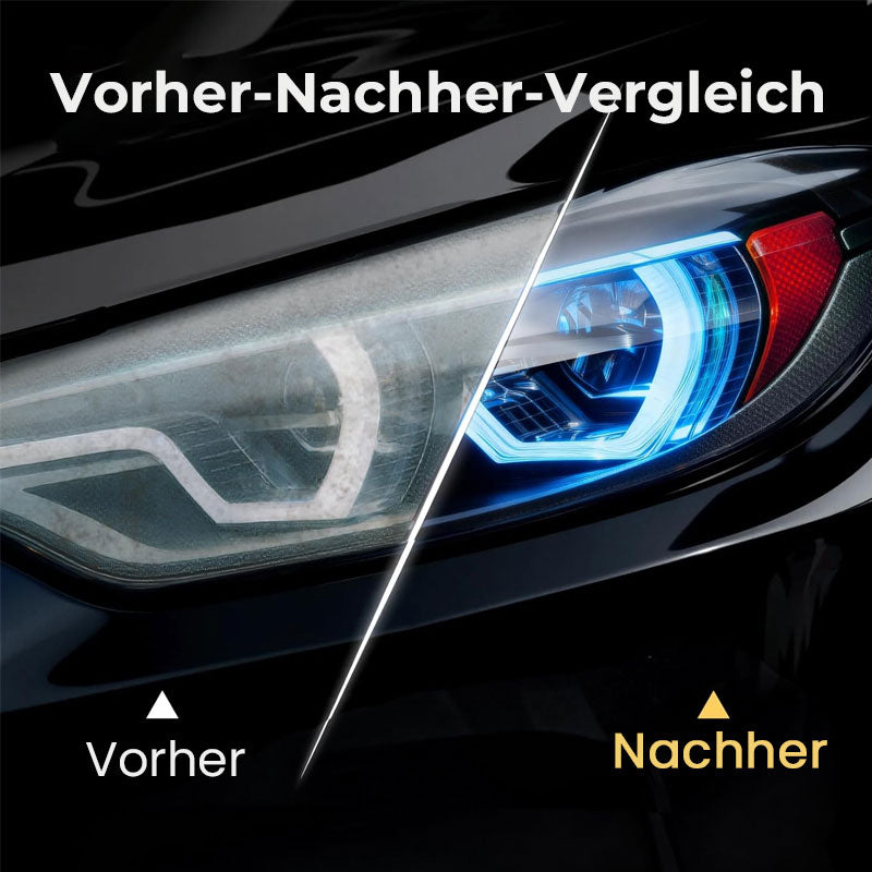 🚗 Scheinwerfer-Reparatur-Set | 2-Schritt Scheinwerfer-Aufbereitung