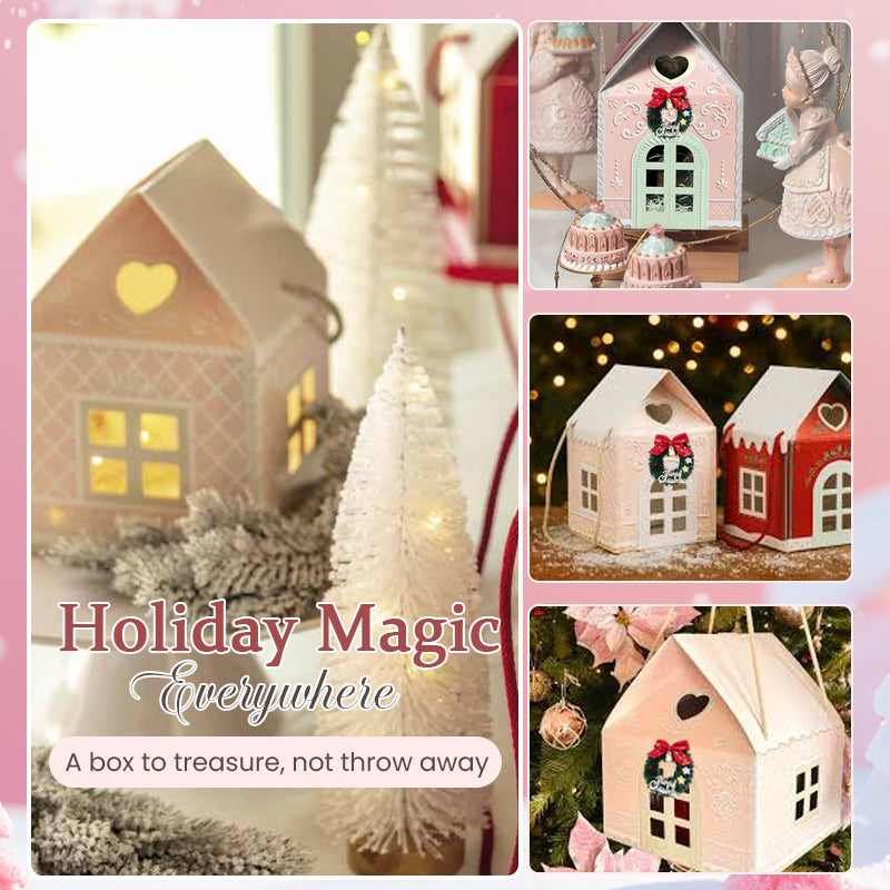 Enchanted Christmas Cottage Gift Box