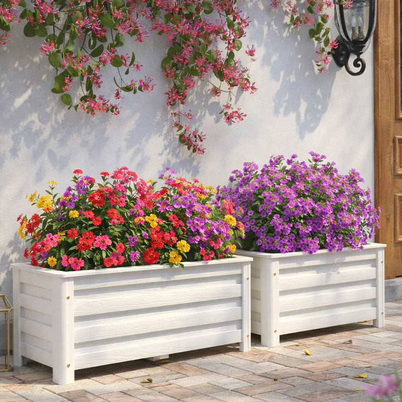 🔥Bestseller🔥Künstliche Eukalyptus- und Veilchen-Bodensteckblumendekoration