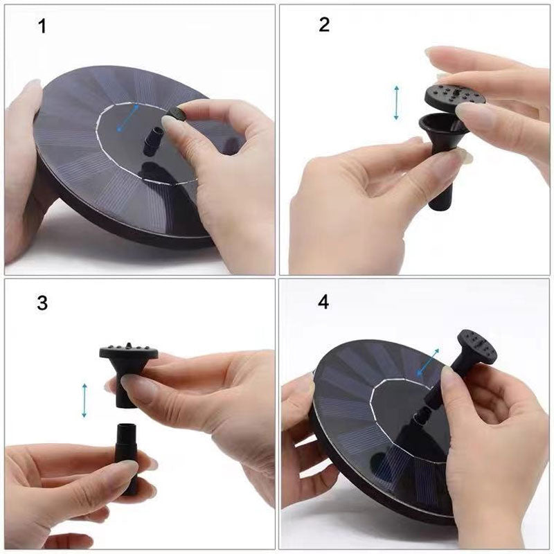 Solarbrunnen für den Außenbereich