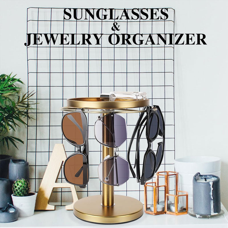 Rotating glasses stand