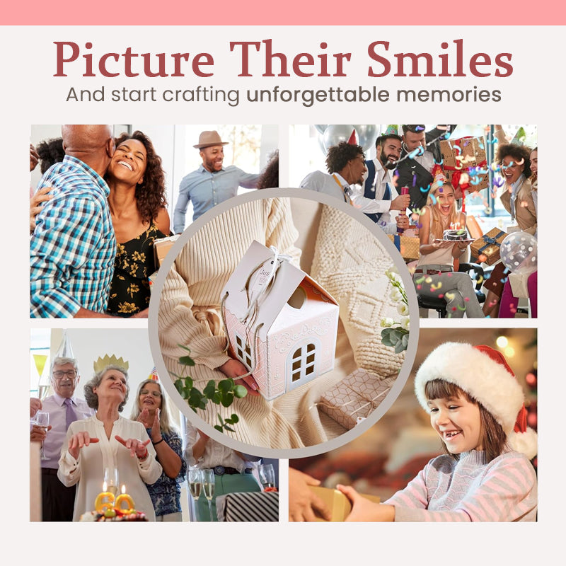 Enchanted Christmas Cottage Gift Box