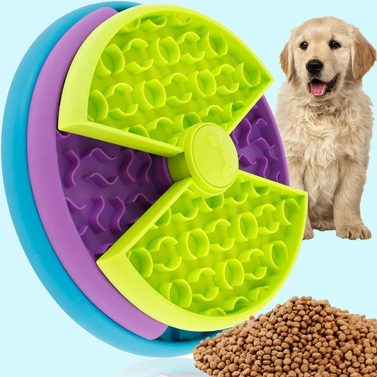 🐾 PET SLOW FEEDER BOWL! Anti-Choke Healthy Feeding Game Plate