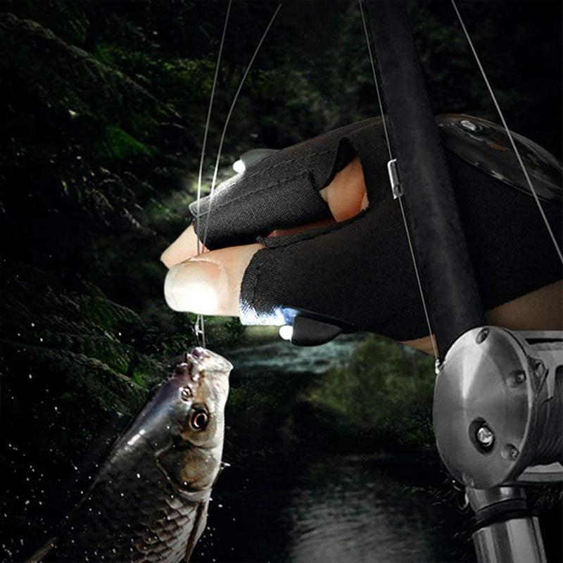 Emergency Repair Night Fishing Lighting Gloves