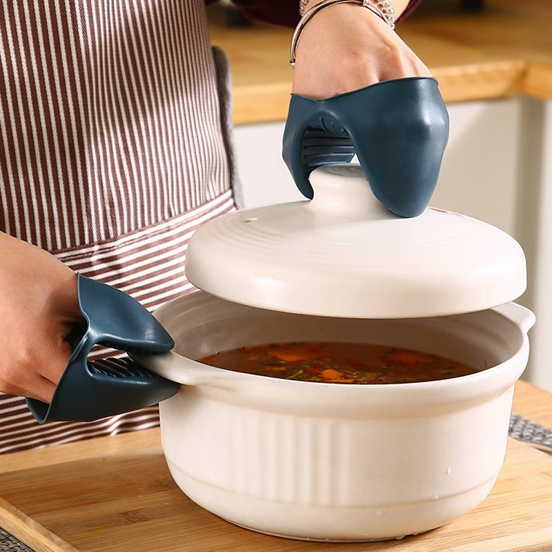 🦆 Koop 1 krijg 1 gratis！Veilige en leuke keukenhulp: de eendje anti-heet handgreep!