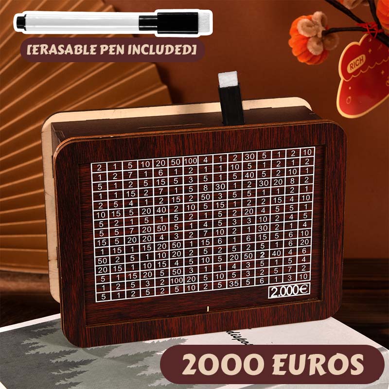 🔥Digitales Sparschwein aus Holz🎁