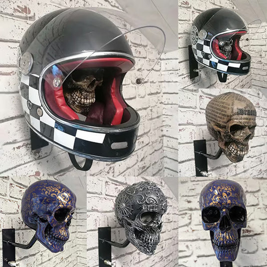 ☠️🏴‍☠️Totenkopf-Halterung für Motorradhelm und -jacke