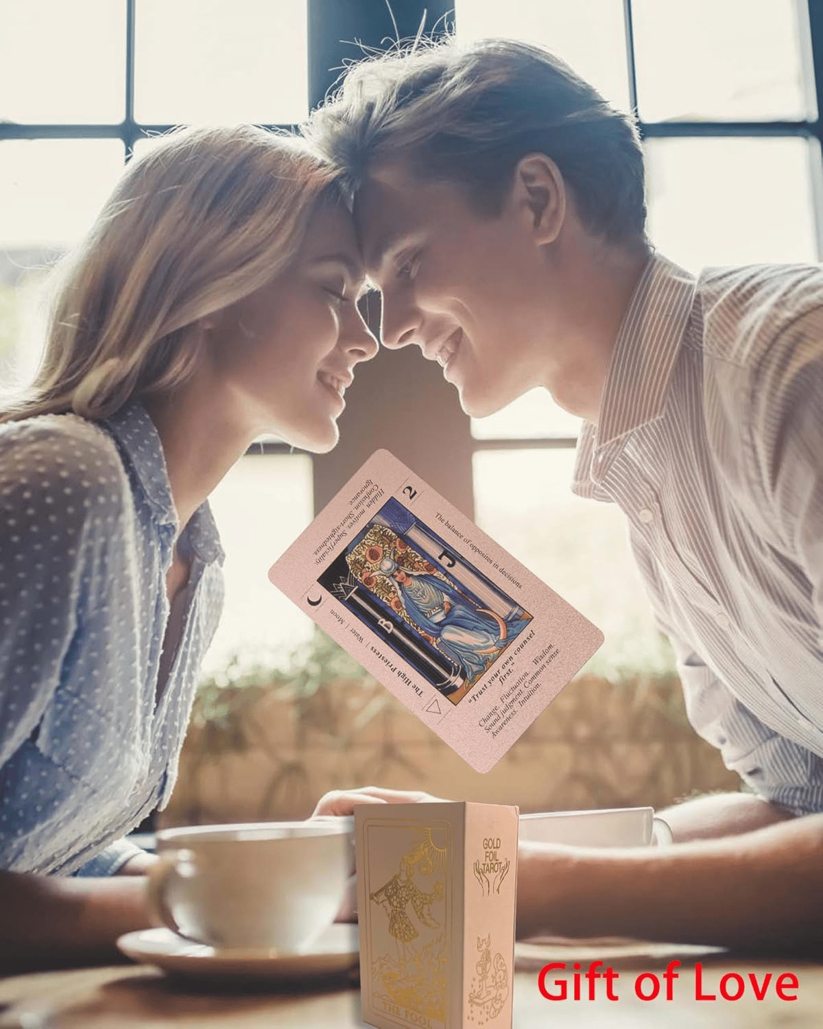 Witchy Cauldron Rose Gold Tarot Cards