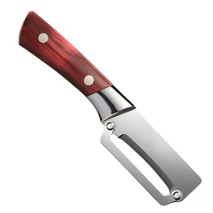 🥕 2 zum Preis von 1! 🎁 Multifunktionaler Küchenschäler – scharfe Klinge aus Edelstahl, ergonomischer Griff und schwenkbare Doppelaktion ✨